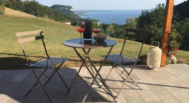 Holiday apartment with garden & terrace in Torri del Benaco