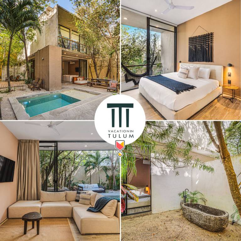 Villa with private pool in Tulum