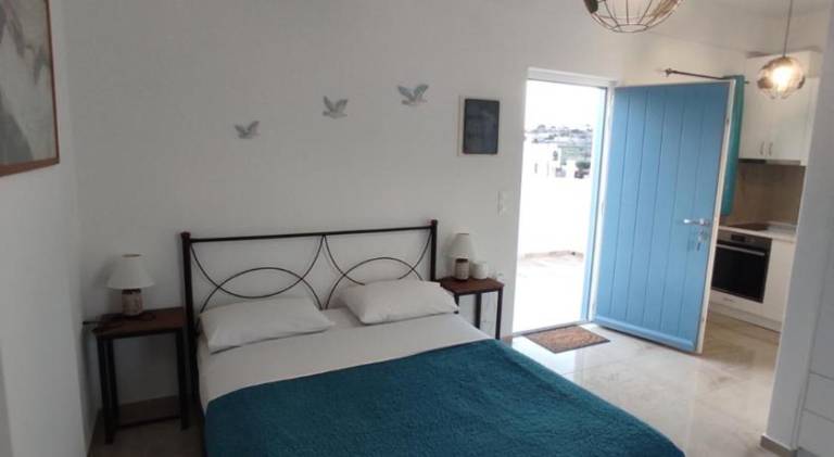 Serviced apartment with yard, terrace & hot tub | Suitable for remote work | Pets allowed in Paros