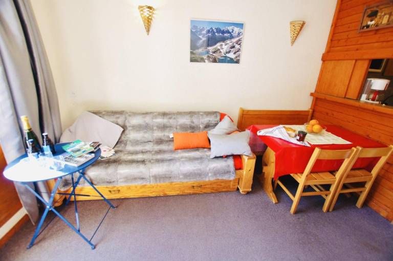 20m from resort center, 2nd floor, balcony, tv, ski locker, 24m², Tignes — photo 5