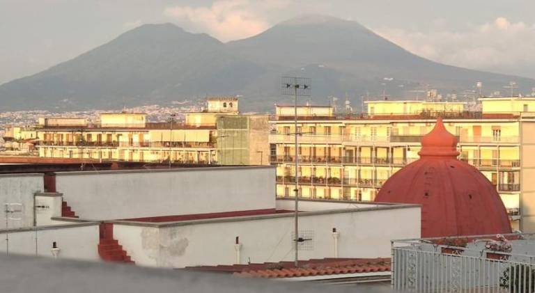 LidaHouse Terrace and Vesuvio view next Museum By HouseinNaples in Casoria