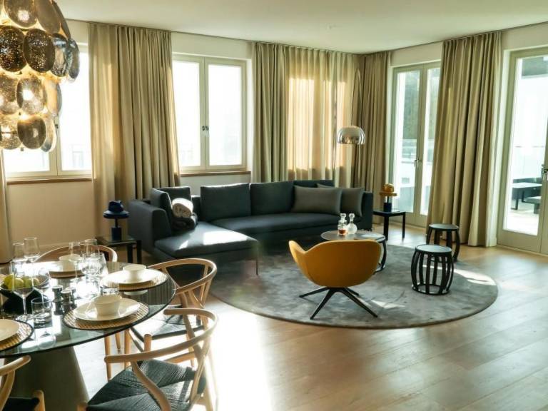 Apartment with pool, garden & patio | Nature view in Sellin