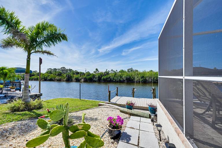Heated Pool w Canal Views Port Charlotte Home