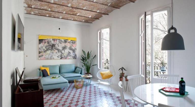 Rental apartment with 3 rooms for 6 persons in Barcelona