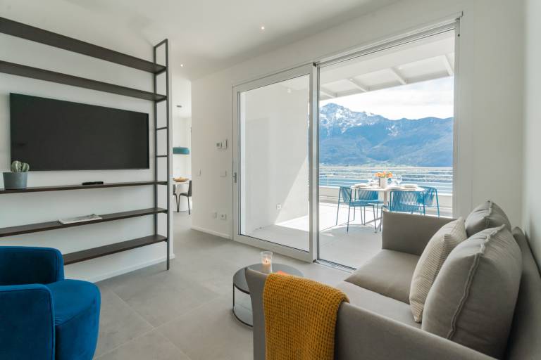 Holiday apartment with terrace, pool & sauna | Garden view — photo 2