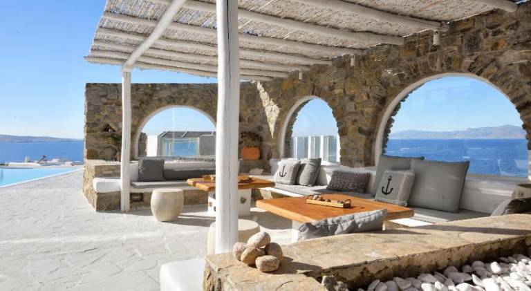 Villa Aegean Soul pool-sunset-hot tub by Calypso Sunset Villas — photo 4