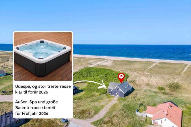 Ferienhaus mit Hund in Vrist Strand f&uuml;r max. 12 Personen