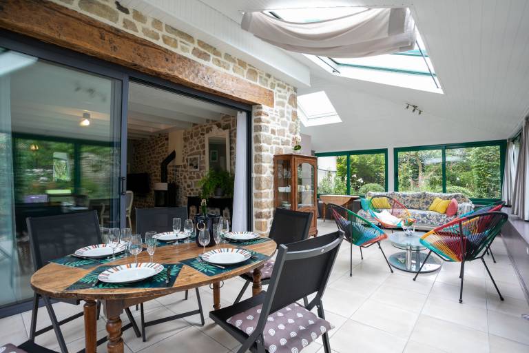 Vacation home with terrace, garden & fast internet | Garden view in Paimpol