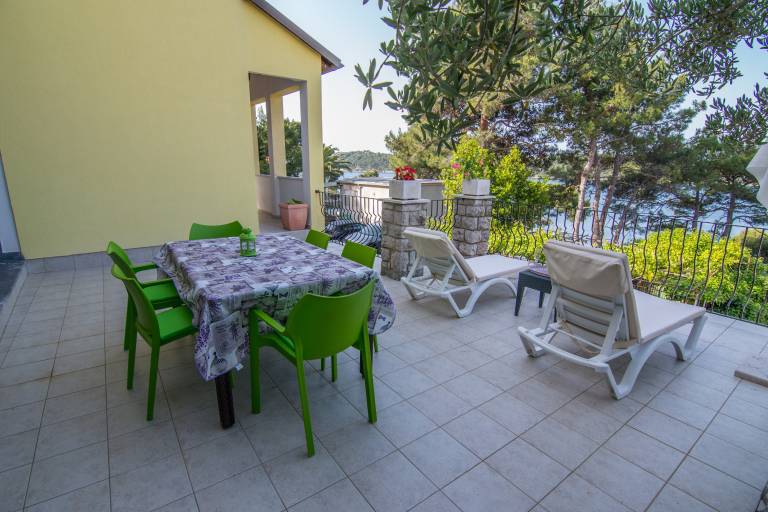 Two bedroom apartment with terrace and sea view Mali Lošinj, Lošinj (A-8093-a) in Mali Losinj