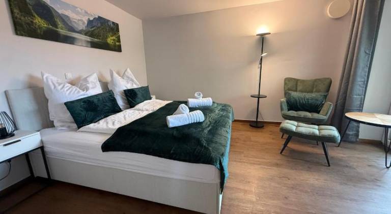 Rental apartment with yard & patio | Suitable for remote work in Bad Aibling