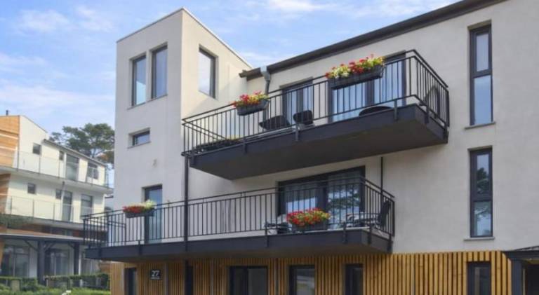 Apartment with BBQ, terrace & yard in Rewal