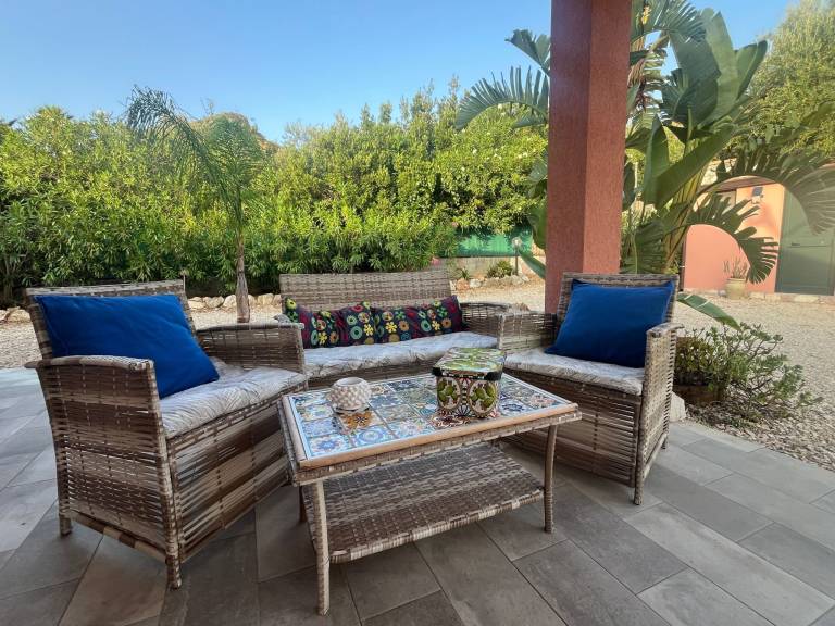 House with garden, grill & patio | Mountain view in Trapani