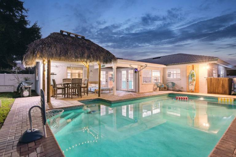 Fully equipped big house with private pool & barbeque | City view | Suitable for remote work | Pets are welcome in Bradenton, FL