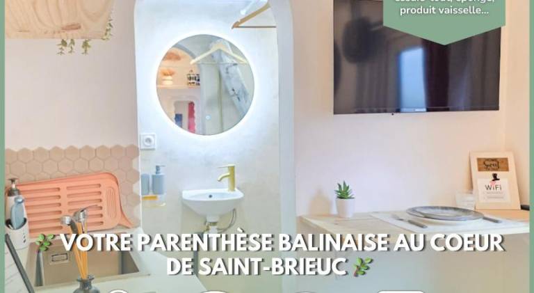 Rental apartment with 1 room for 2 persons in Tregueux