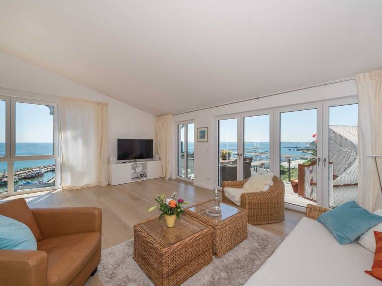 Bel Etage in der Villa Amelie am Meer