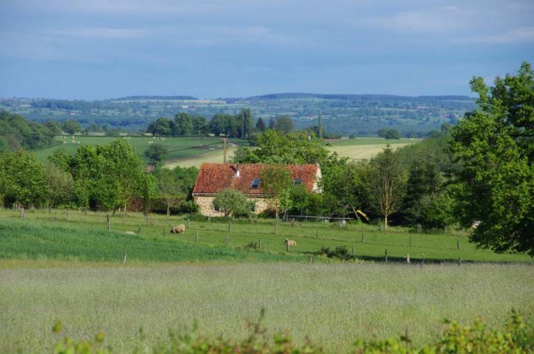 House with yard, terrace & pool | Garden view | Pets allowed in Montlucon