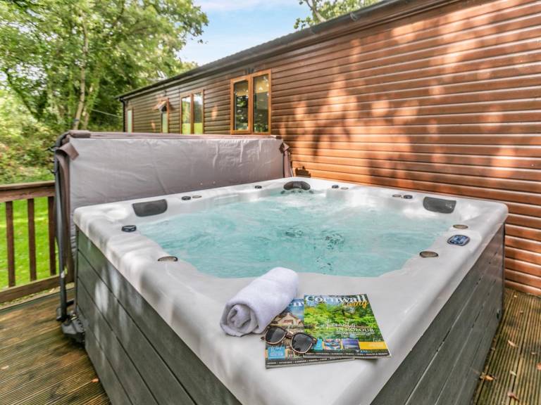 Fully equipped lodge with yard, hot tub & terrace | Pets are welcome in Okehampton