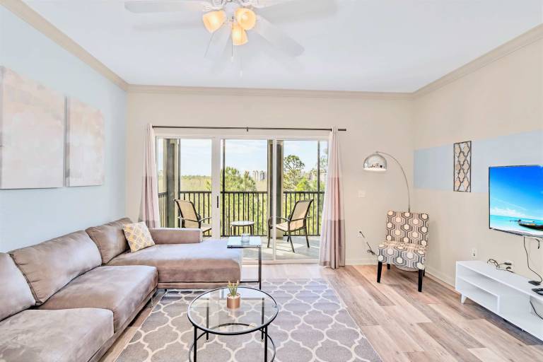 Holiday apartment with pool, sauna & yard in Osceola, FL