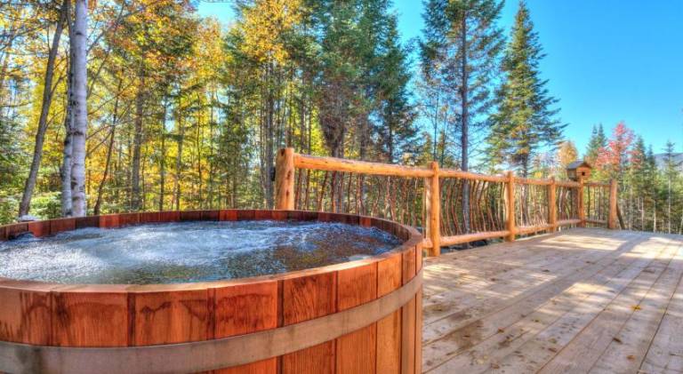 Chalet with hot tub — photo 3