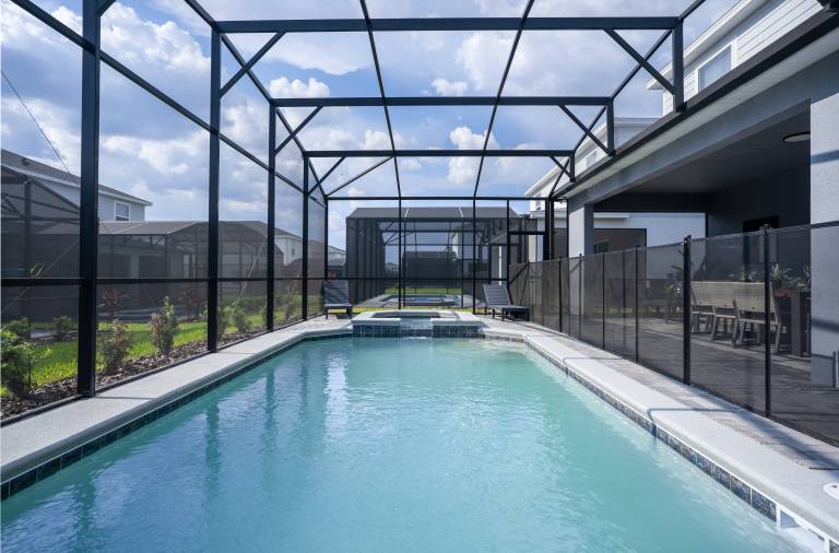 Family-friendly villa with private pool, BBQ & yard | Pets allowed in Osceola, FL