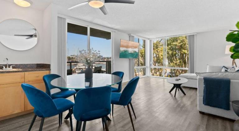 Big rental apartment with pool & hot tub | Pets are welcome in Marina, CA