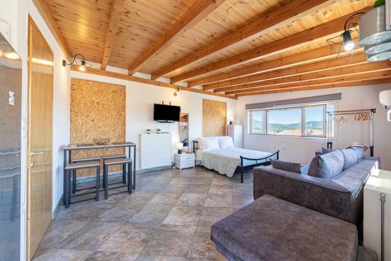 Apartment 'Viola' with Mountain View, Wi-Fi and Air Conditioning in Corfu