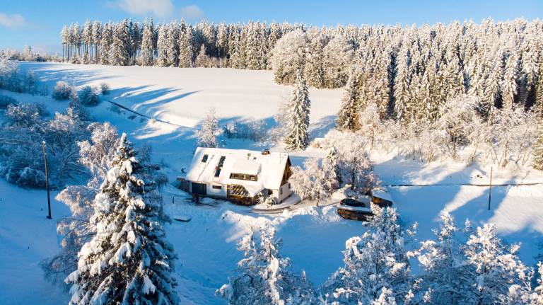 Sägerhäusle Grünwald - Sauna, Spielplatz, idyllische Alleinlage mit Grillplatz, überdachte Terrasse perfekt für Familienurlaub — photo 3