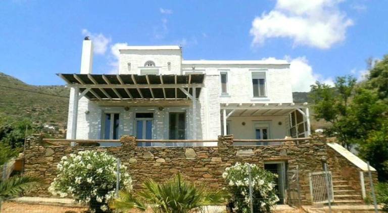 Villa with garden & terrace in Andros