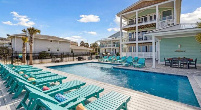 Ocean Lookout 1 - Heated Pool, Beachfront Deck, Stunning Ocean Views in Fernandina Beach, FL