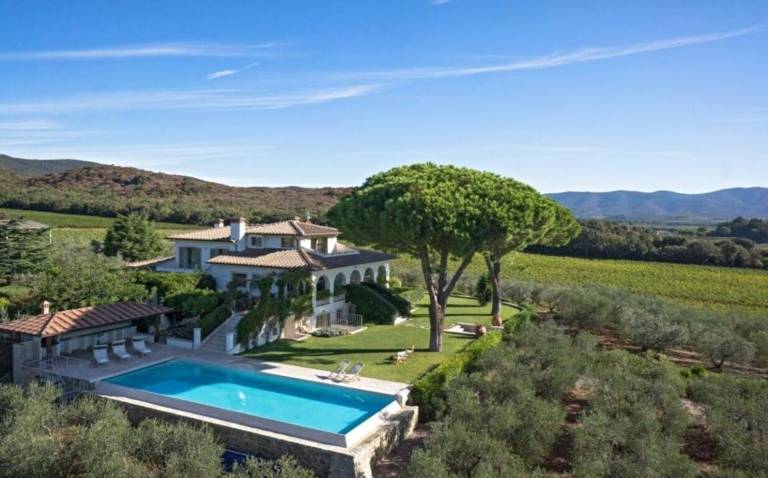 Villa with pool, yard & terrace | Panoramic view — photo 3