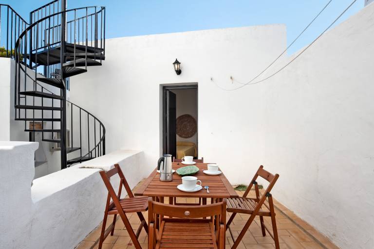 Casa Silla Vieja Uno, private terrace and balcony in Vejer de la Frontera in Vejer de la Frontera
