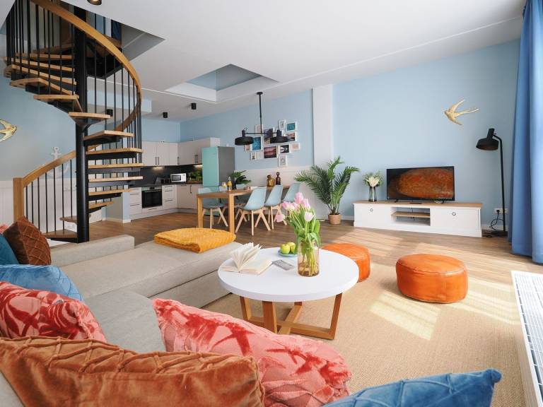 Ferienwohnung mit 2 Schlafzimmern und Balkon zur Seeseite in Heringsdorf