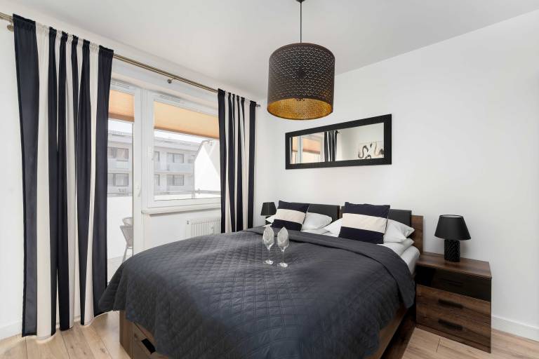 Kasprowicza 16 Ko obrzeg Bright Apartment Close to the Sea Balcony and Gym in Kolobrzeg