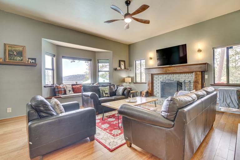 Partial Lake Arrowhead View: Cabin w/ Game Room! — photo 5