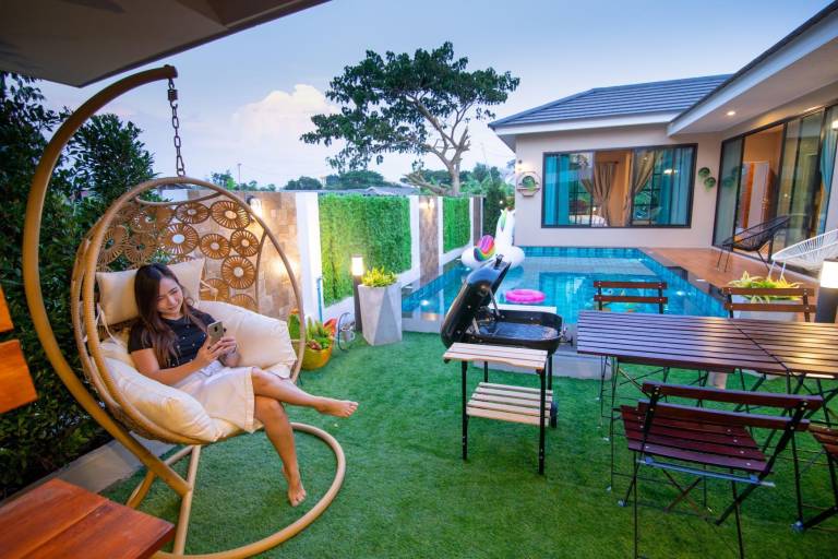 Villa with BBQ, garden & private pool | Suitable for remote work | Dogs allowed — photo 4