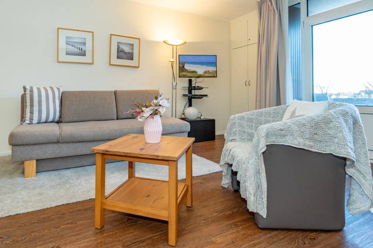Zentral gelegene 1-Zimmer-Ferienwohnung Sylter Krabbe 19 a mit Parkplatz. — photo 5