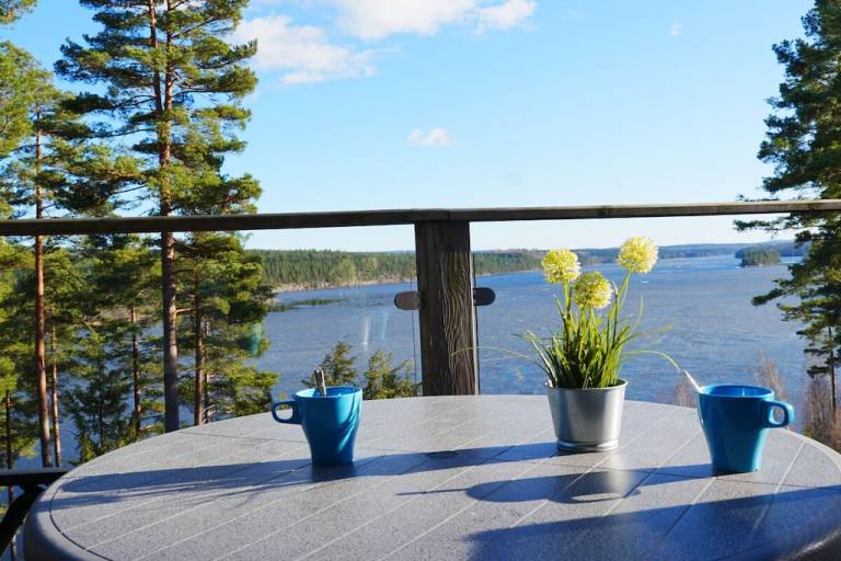 Ferienhaus mit Hund in Älgåna, Schwedische Seen fuer max. 6 Personen
