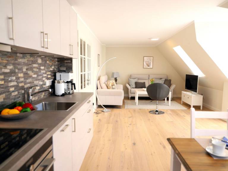 Exklusive Obergeschosswohnung in Westerland mit Süd-Balkon in Sylt