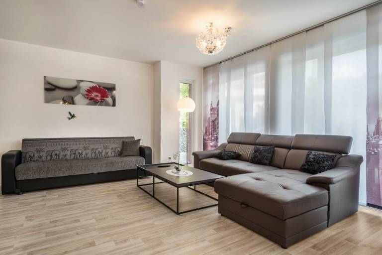 Rental apartment with garden & terrace in Meersburg