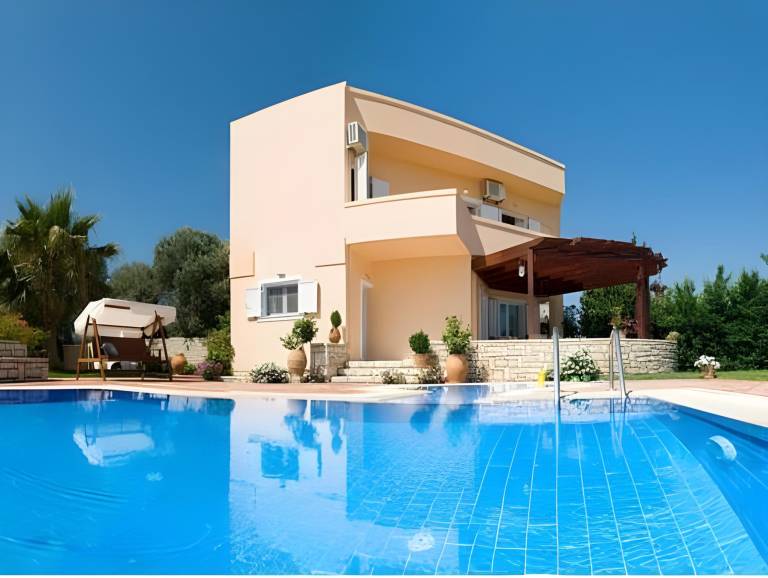 Fully equipped big villa with barbecue, terrace & private pool | Perfect for remote work | Pet-friendly in Rethymno