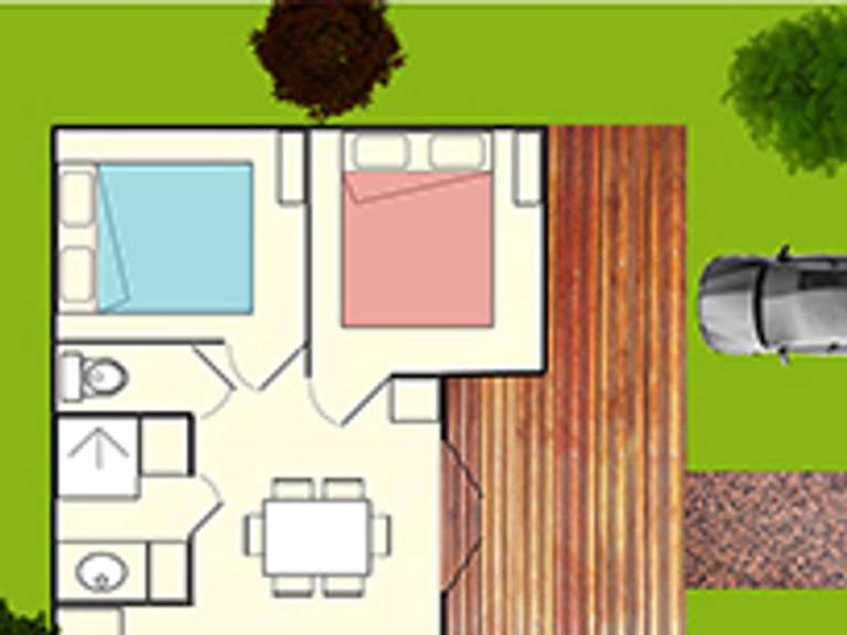 Chalet with patio — photo 5