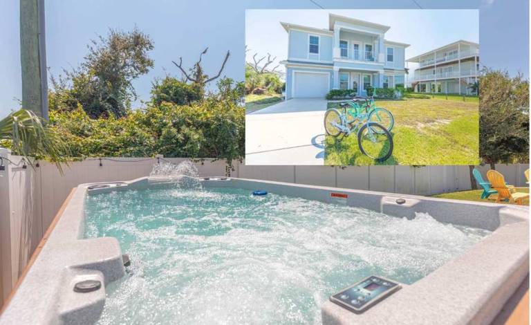 Beach Front 5 bed 4 Bath Luxury House Hot Tub Fenced Yard Pets Welcome — photo 3