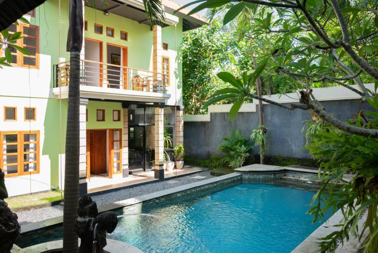 Villa with terrace, yard & private pool in Bali