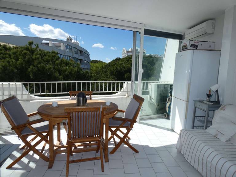 Studio cabin with pool, air conditioning, garage, 300m from beach — photo 2