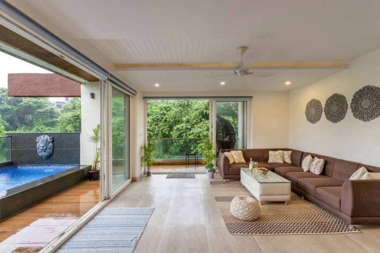 SkyVilla 3BR Duplex w Private Pool near Candolim