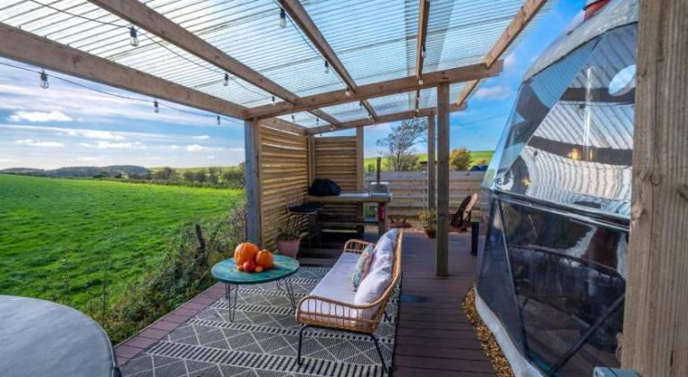 Coorie Retreats Luxury Geo Domes and Cabins with Private Hot Tubs Cinema Firepit Spa and More in Stranraer