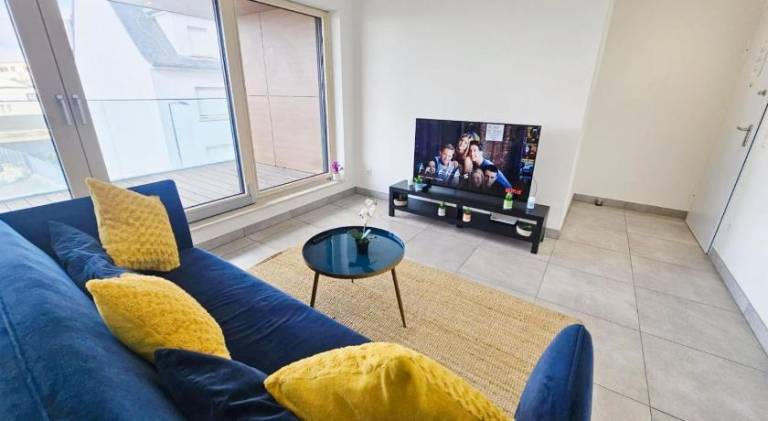 Holiday apartment with patio in Luxembourg City