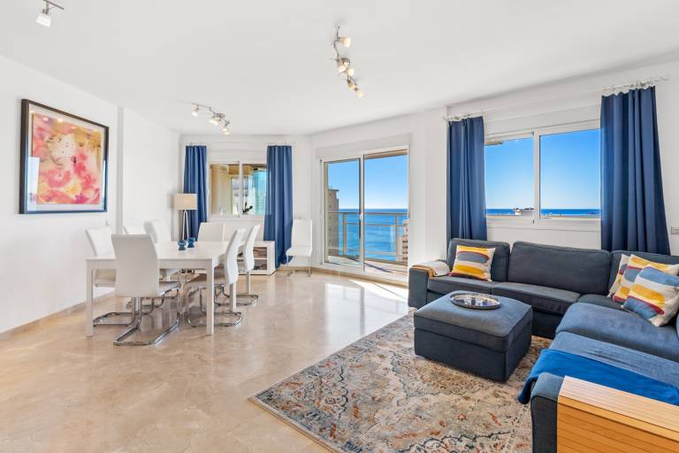 Holiday apartment with terrace, pool & sauna | Sea view in Benalmádena