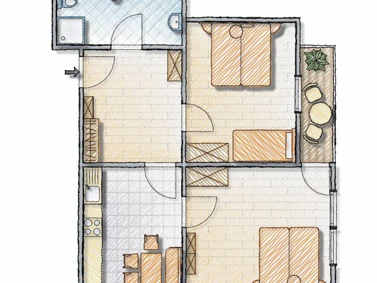 Ferienwohnung in Niederolang, Olang für max. 5 Personen