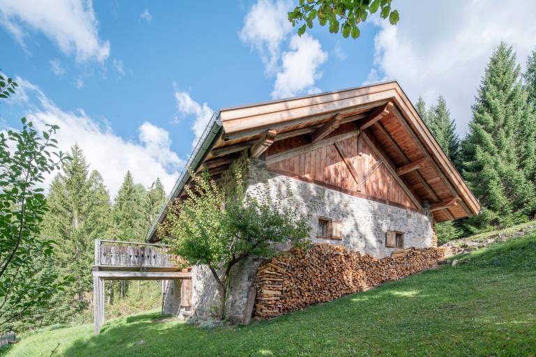 Pleasant chalet with sauna, terrace & yard | Mountain view | Dogs allowed in Predazzo